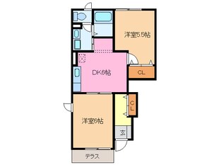 南が丘駅 徒歩22分 1階の物件間取画像